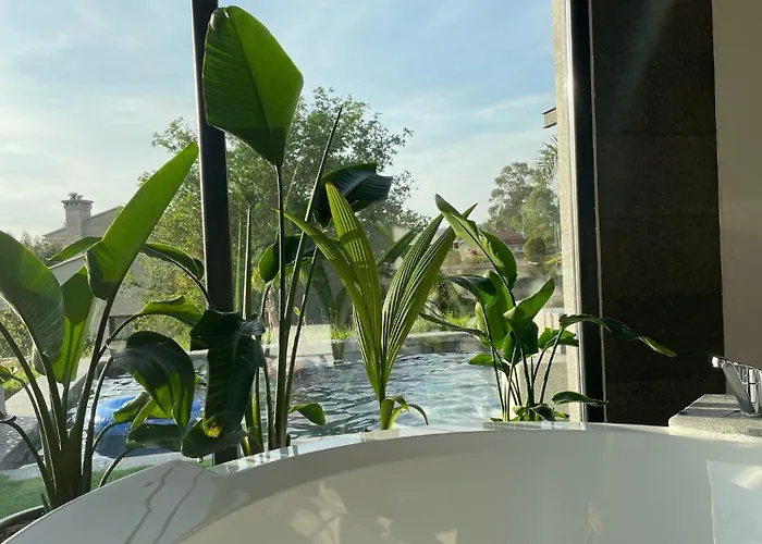 ヴィラ Black House Piscina Climatizada